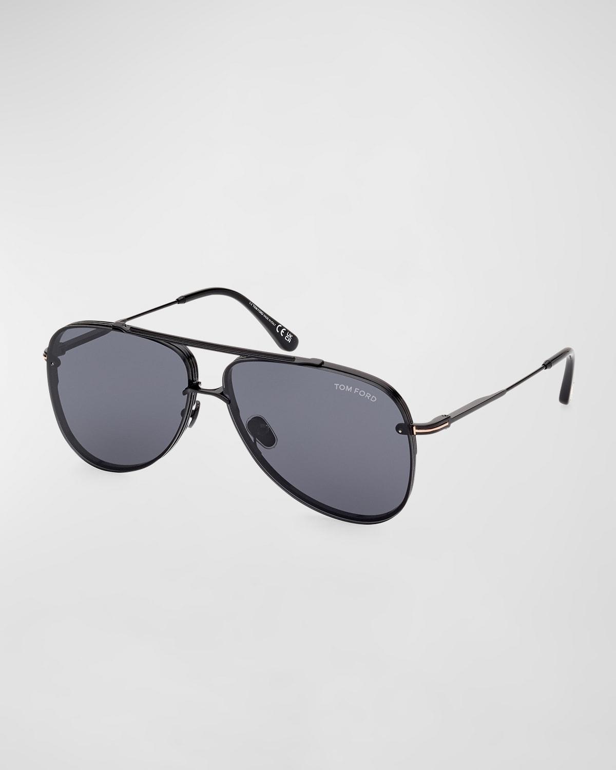 Mens Leon 62MM Pilot Sunglasses Product Image