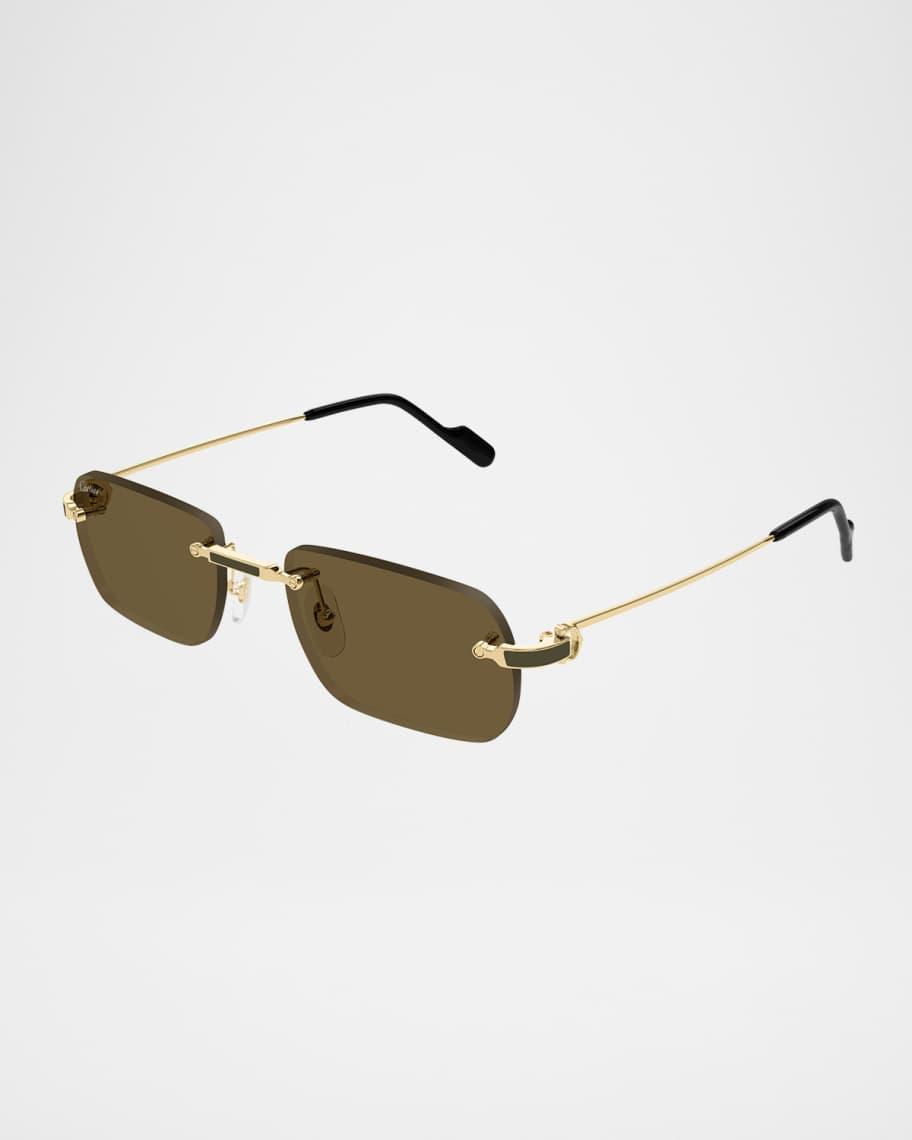 Mens Premire De Cartier CT0499S 54MM Rectangular Sunglasses Product Image