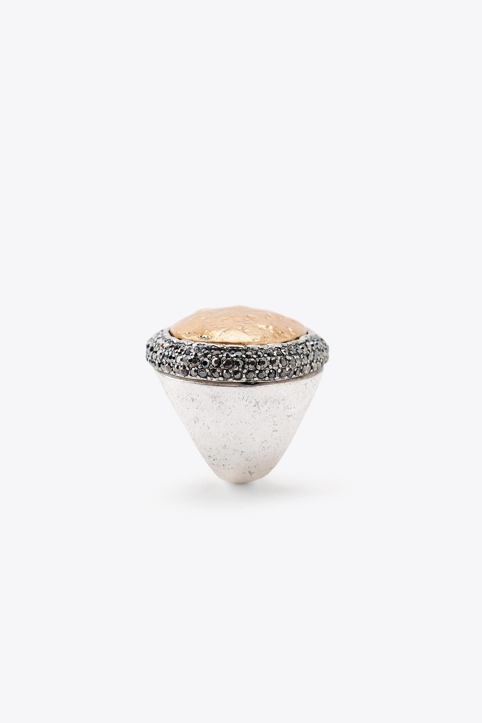 GLITTER TEXTURE MAXI RING Product Image