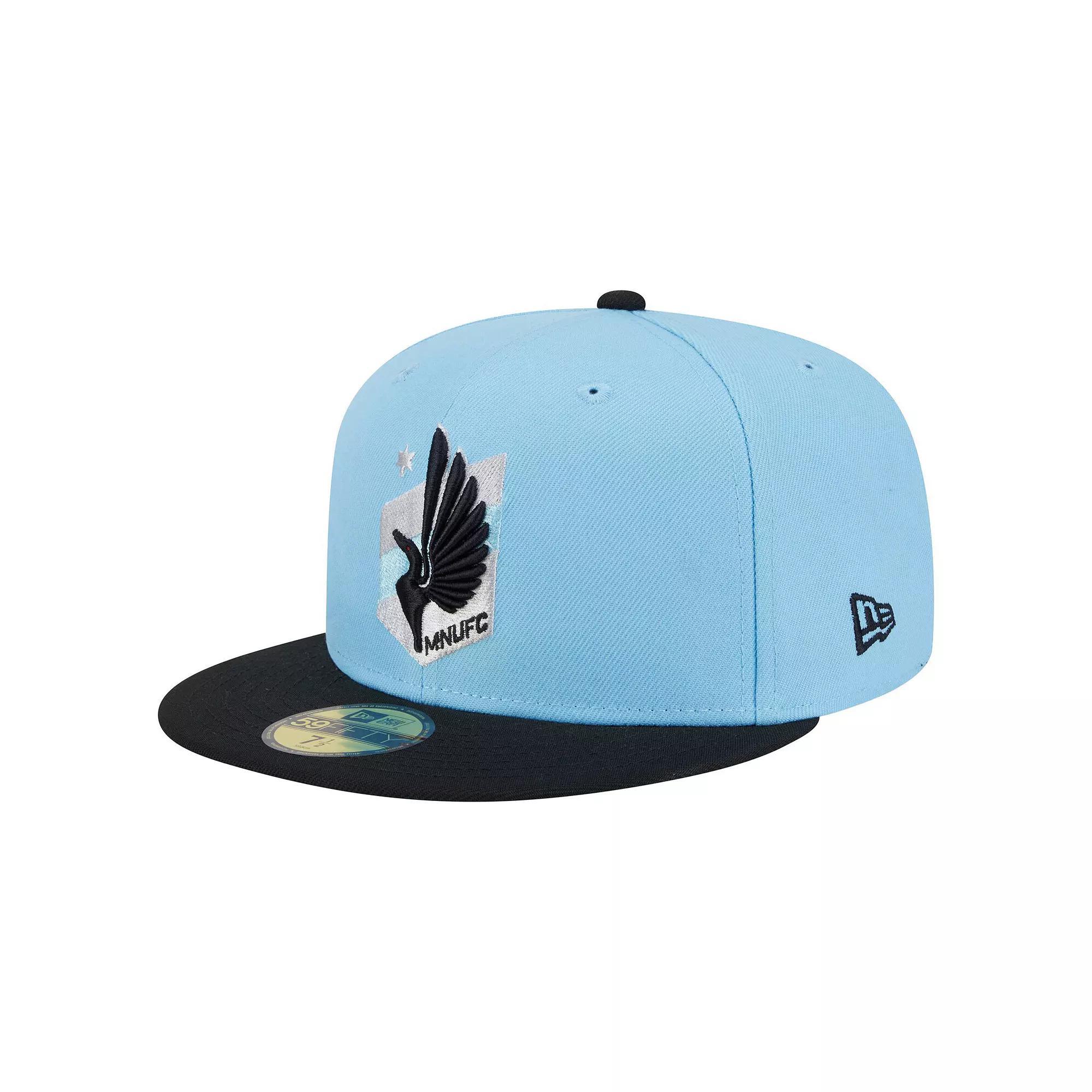 Men's New Era  Light Blue Minnesota United FC 2025 Kickoff 59FIFTY Fitted Hat, Size: 7 1/4, Mfc Light Product Image