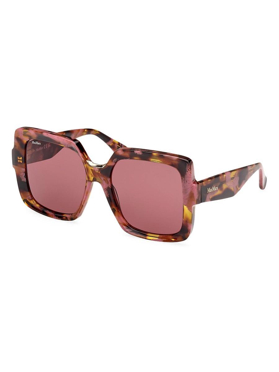 Womens 56MM Square Sunglasses Product Image