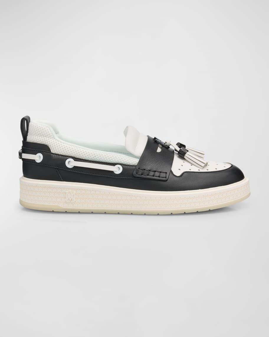 Men's MA Tassel Leather Boat Shoes Product Image