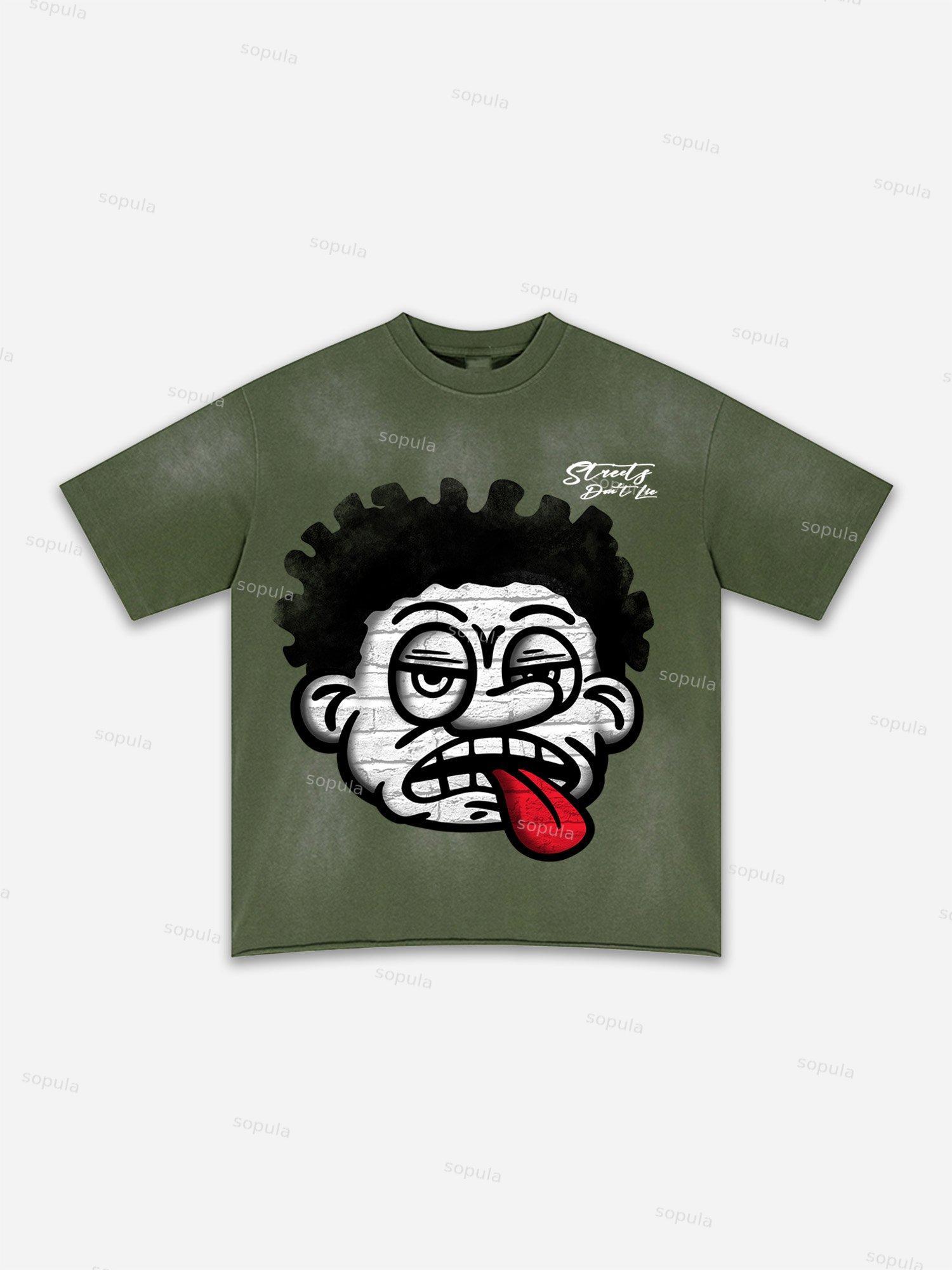 Fly By Choice Graphic Washed T-shirt Product Image