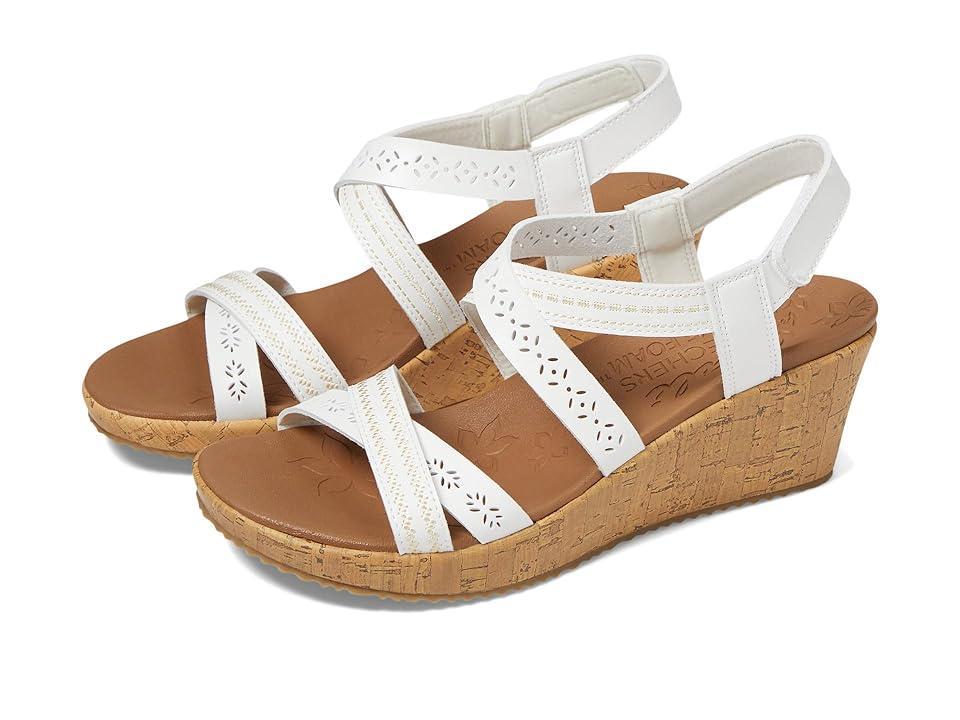 Skechers Cali Beverlee Delicate Glow Womens Wedge Sandals Product Image