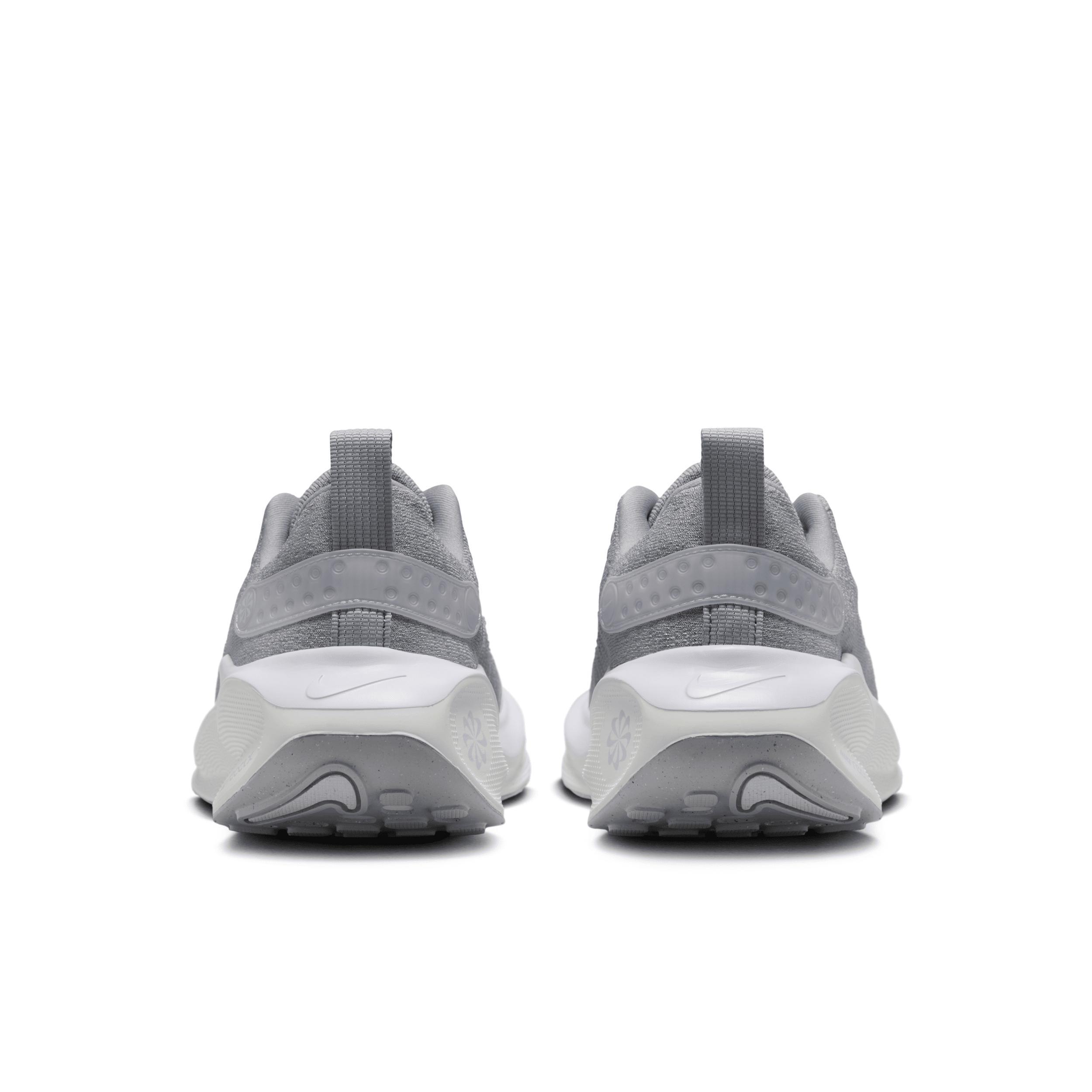 Nike Womens Nike React Infinity Run Flyknit 4 - Womens Running Shoes Light Smoke Grey/Summit White/Barely Grape Product Image