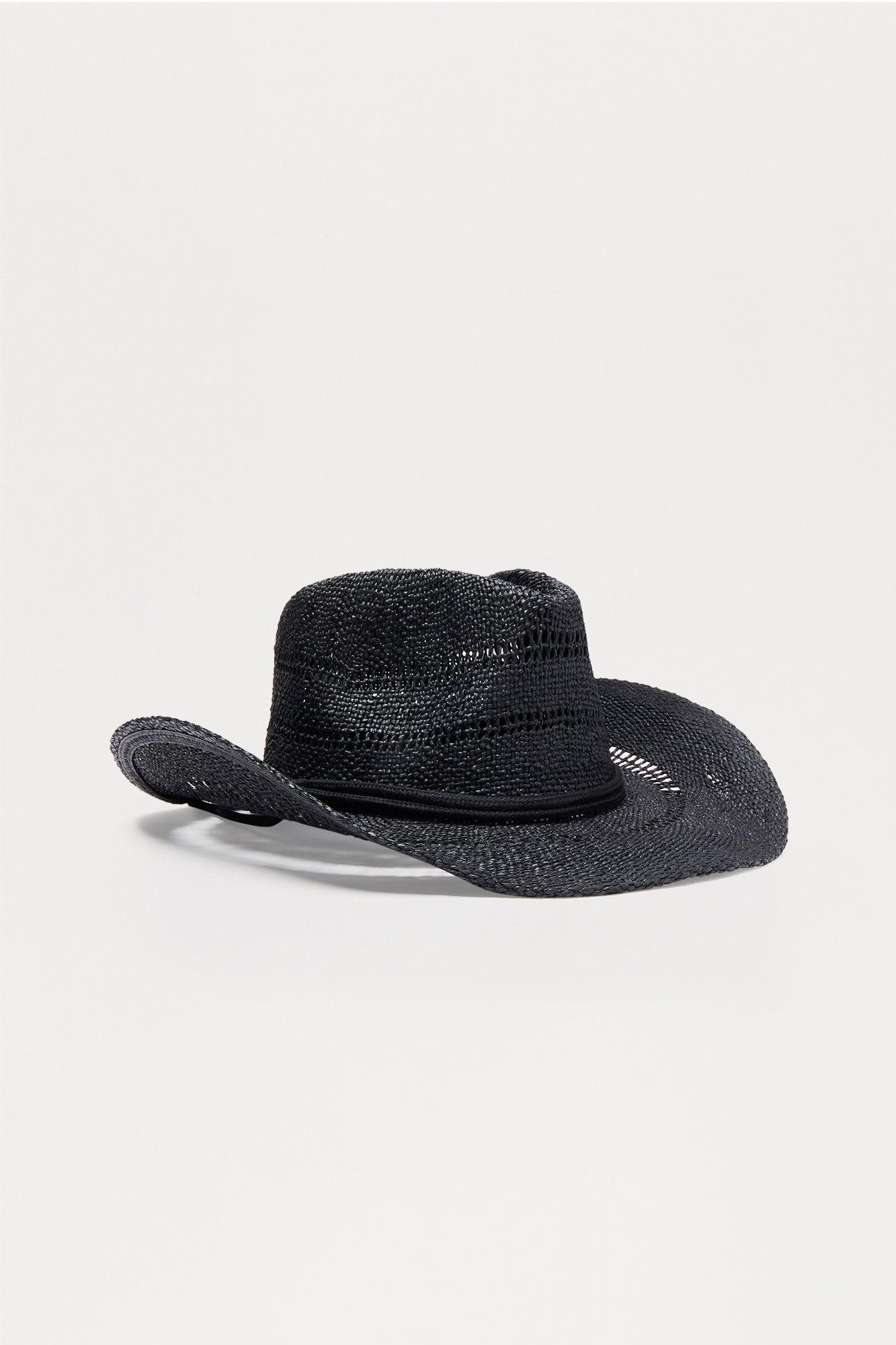 Boat Day Cowboy Hat - Black Female Product Image