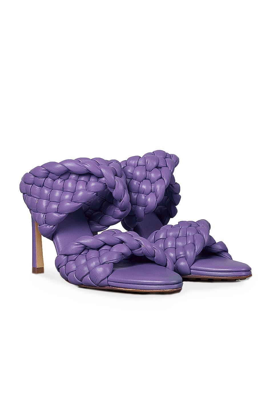 Bottega Veneta Padded Woven Leather Sandals Product Image