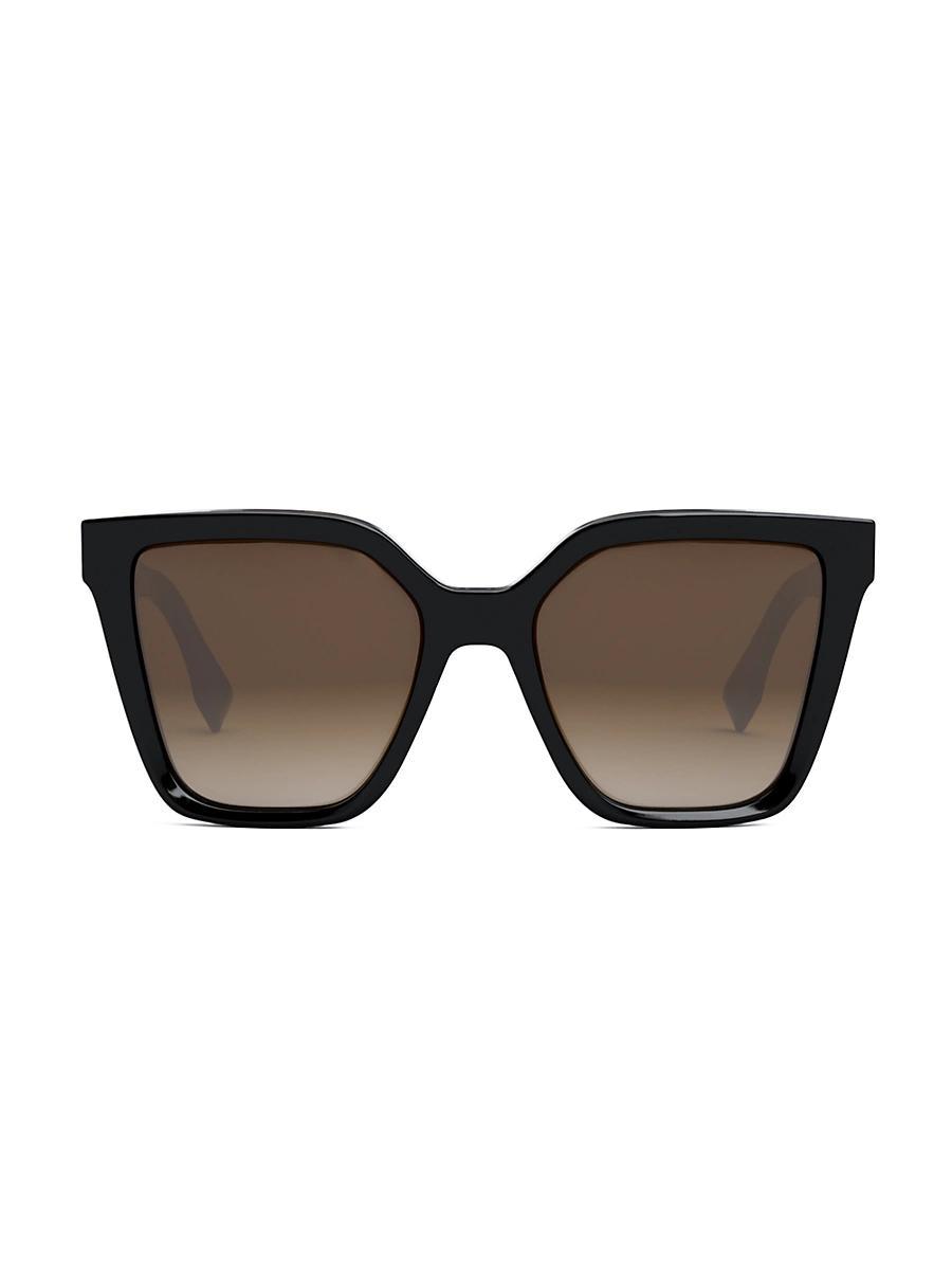 Womens Lettering 55MM Square Sunglasses Product Image