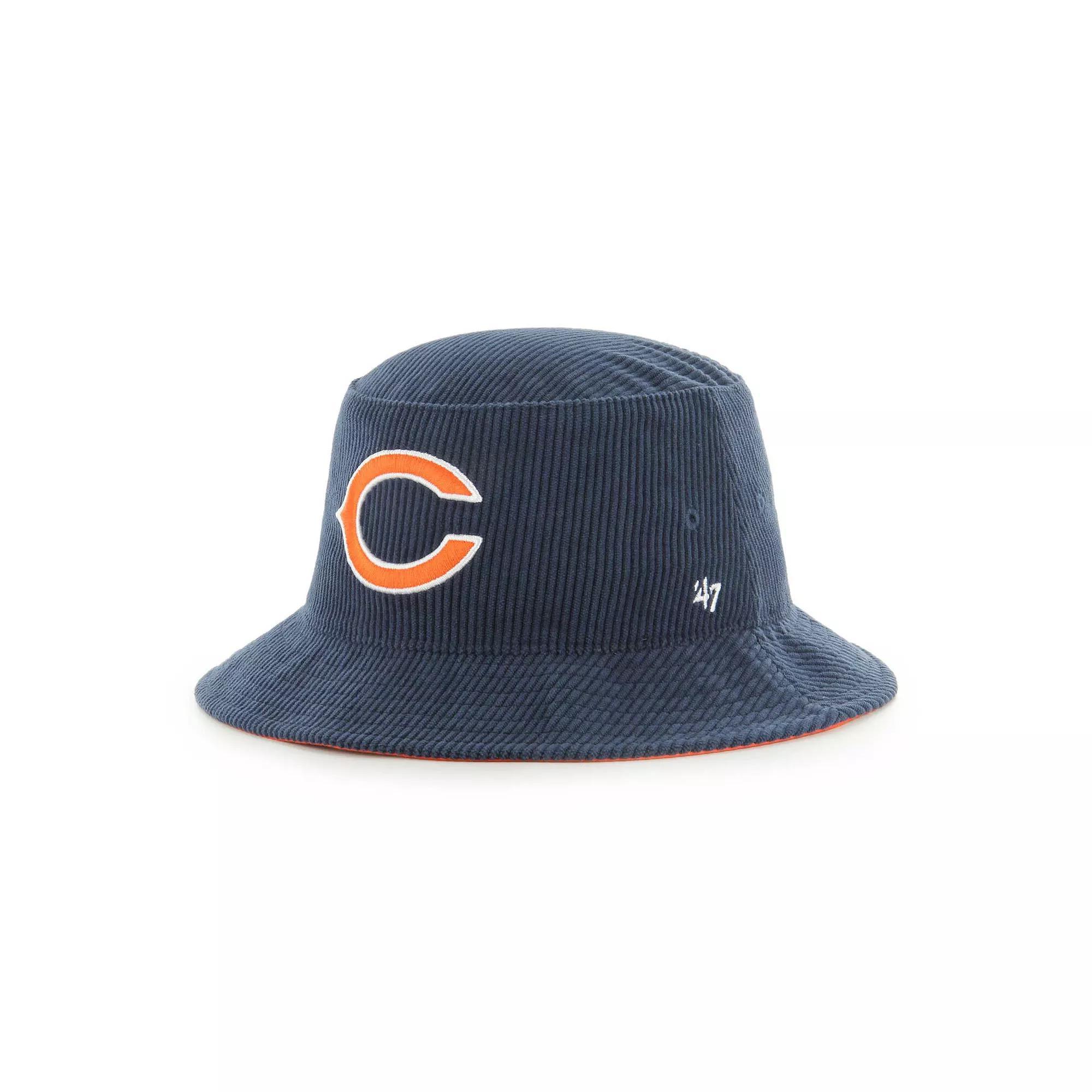 Mens 47 Chicago Bears Thick Cord Bucket Hat Blue Product Image