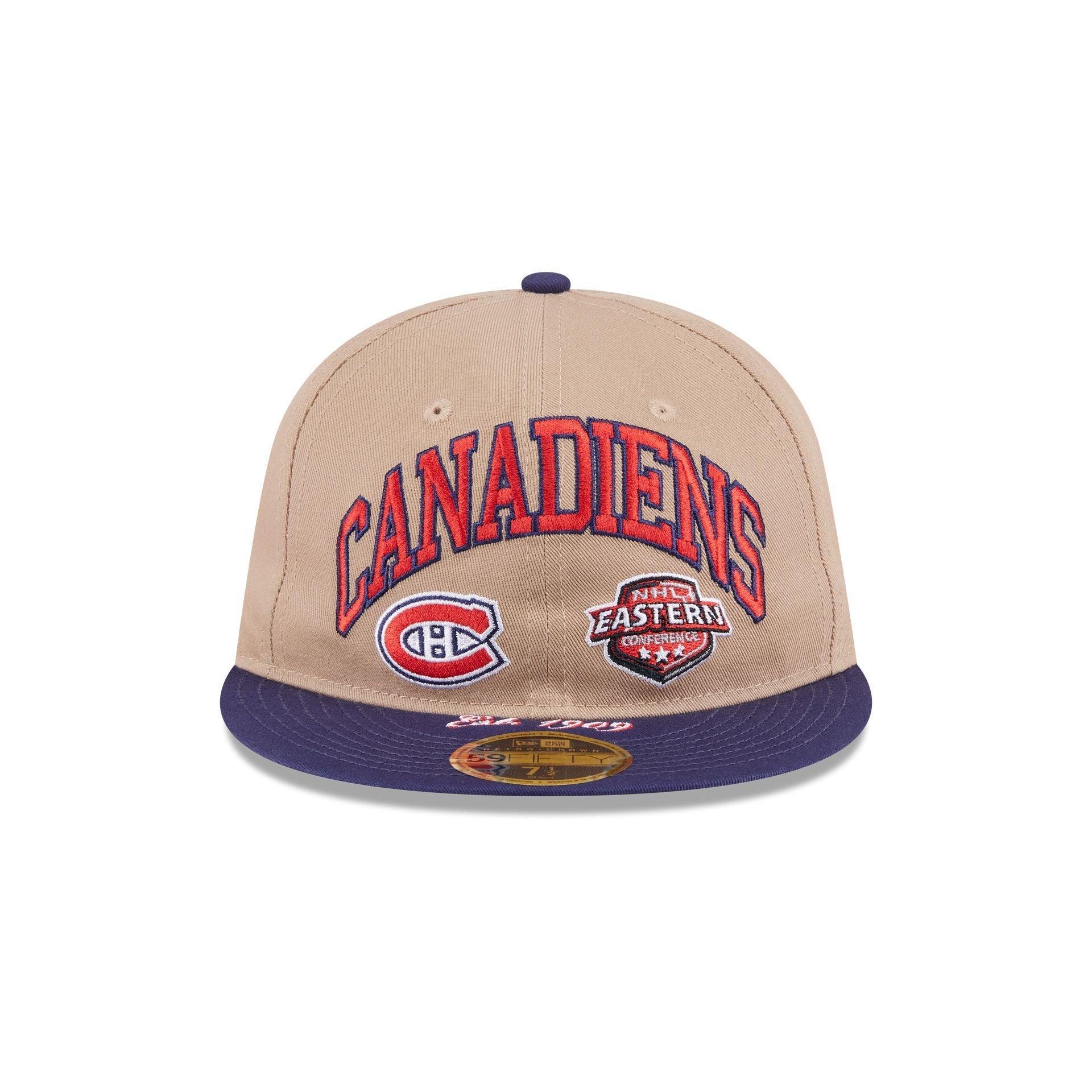 Montreal Canadiens Camel Retro Crown 59FIFTY Fitted Hat Male Product Image
