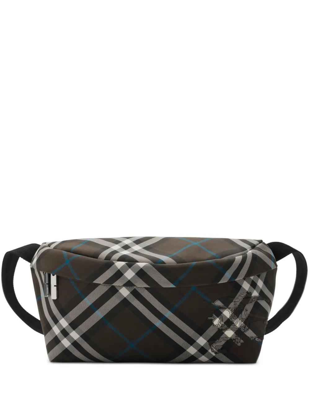 BURBERRY Vintage Check Belt Bag In Brown Product Image