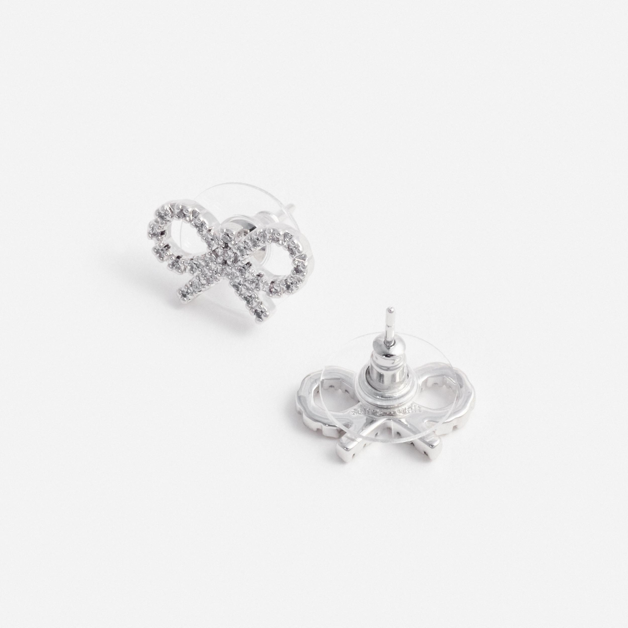 Micro Bow Earrings Product Image