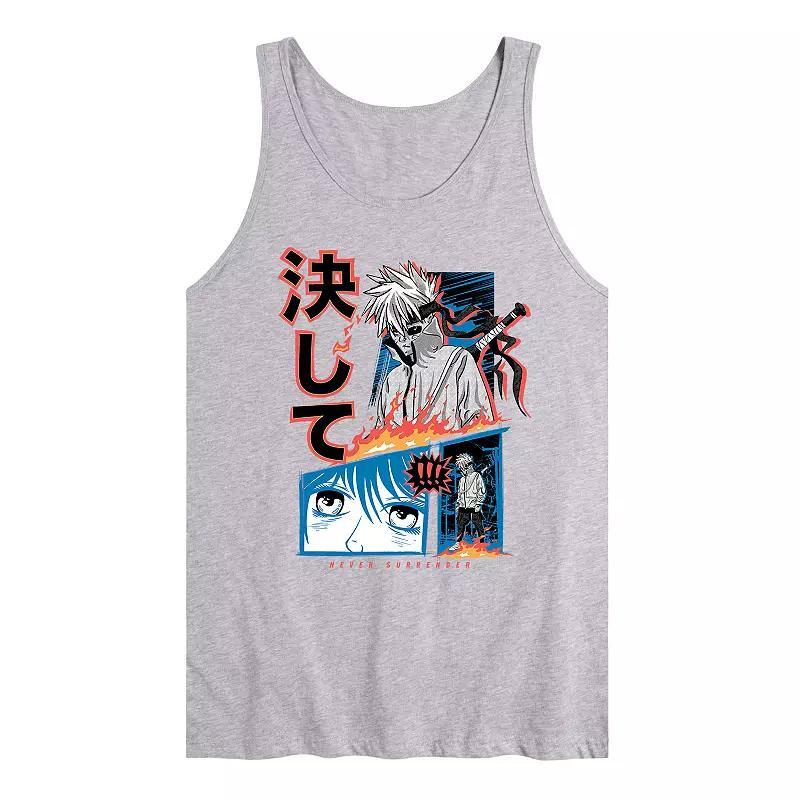 Mens Anime Never Surrender Tank Top Product Image