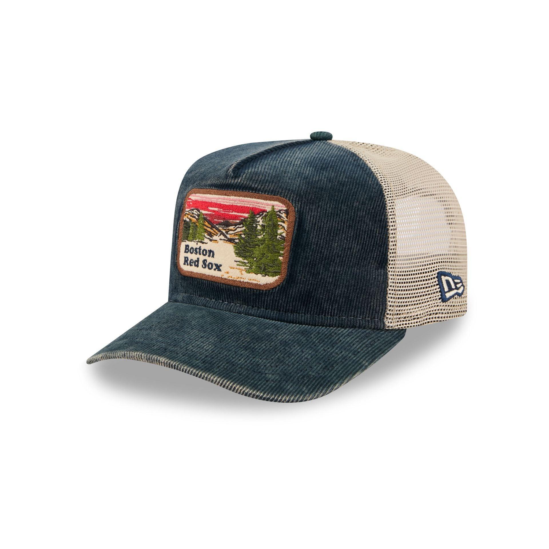 Boston Red Sox Vintage Landscape 9FIFTY A-Frame Trucker Hat Male Product Image