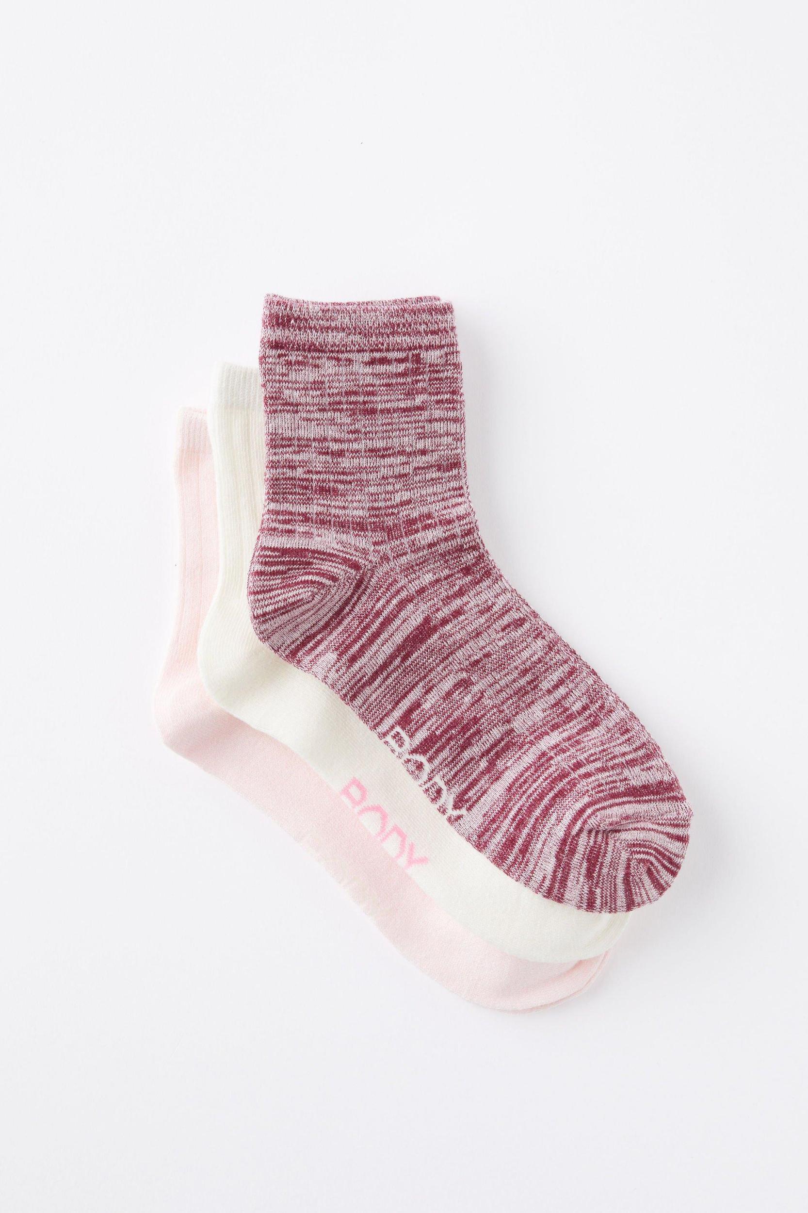 Body Mid Crew Socks 3Pk Product Image