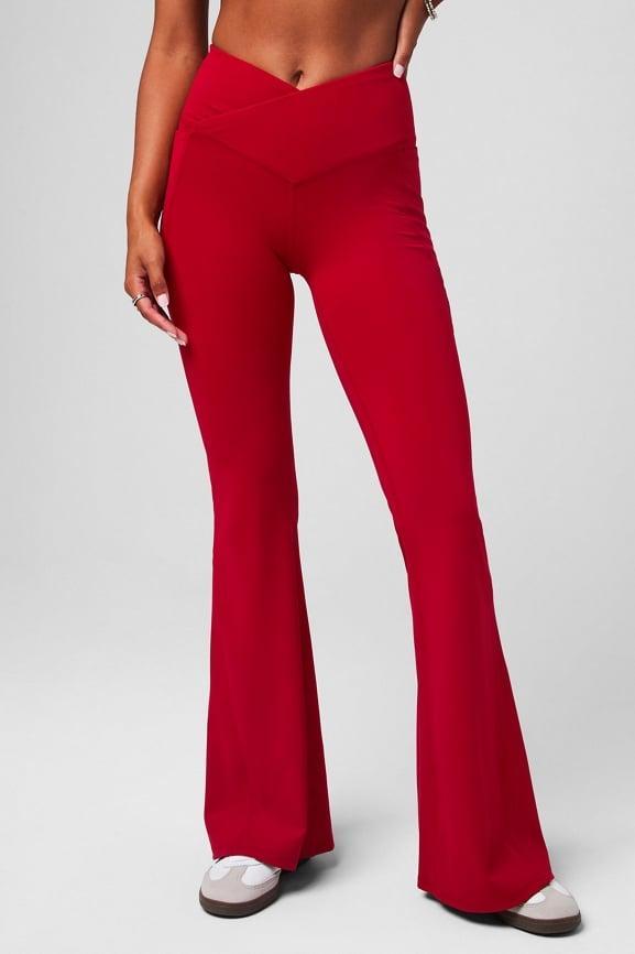 PureLuxe High-Waisted Crossover Flare Product Image