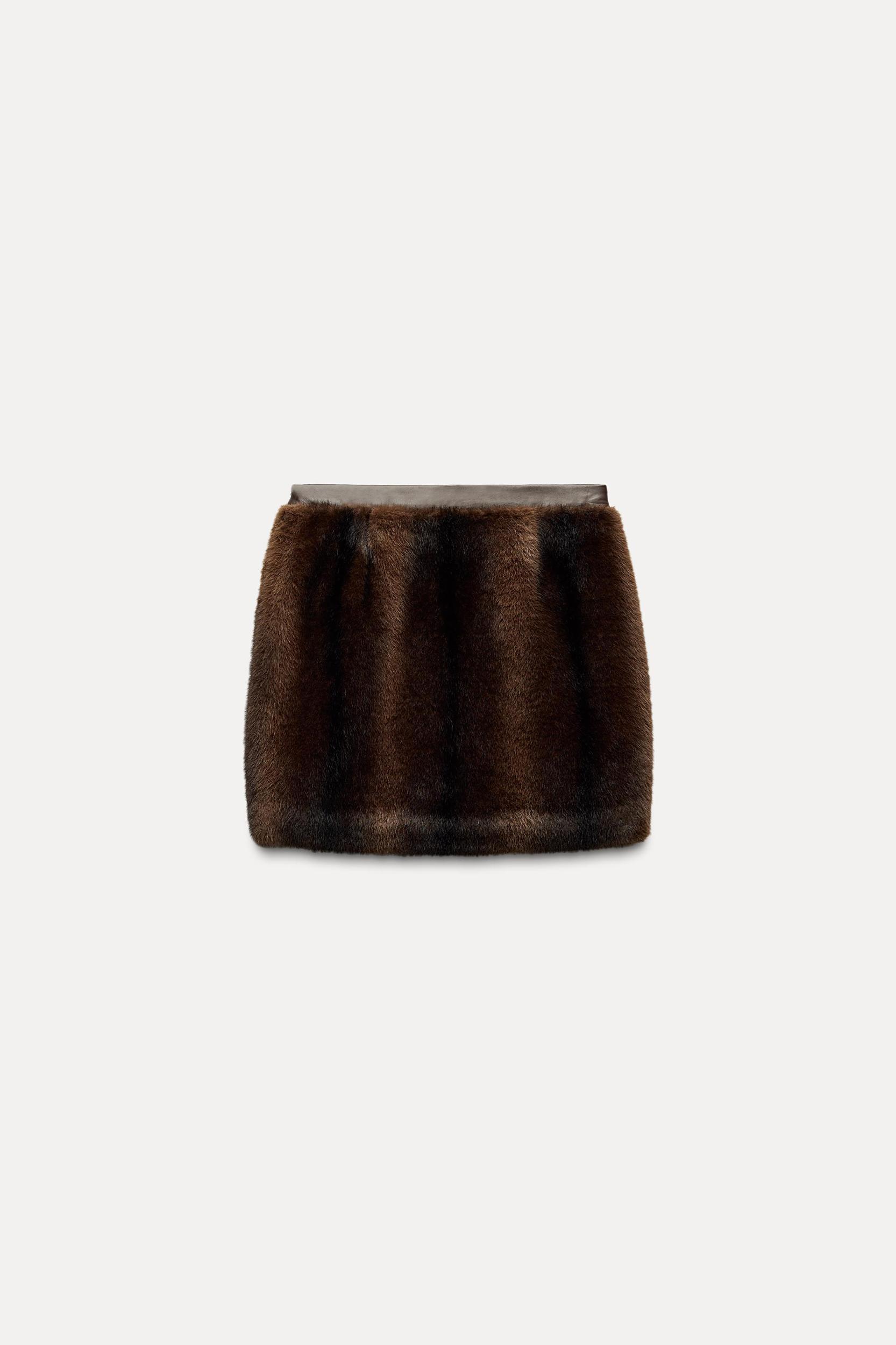 FAUX FUR SHORT SKIRT LIMITED EDITION Product Image