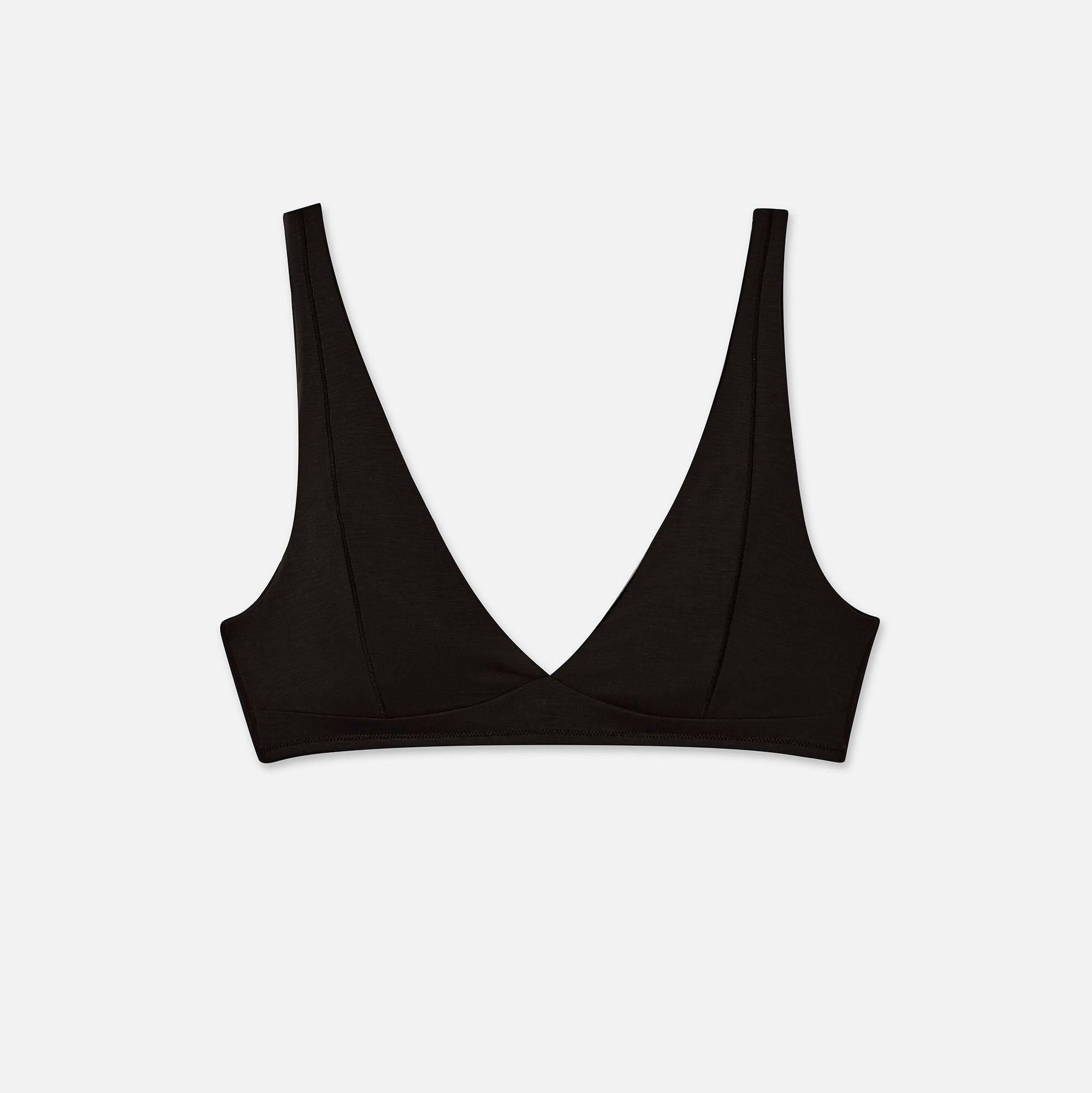 Tencel Comfort Wireless Triangle Bra Female Product Image