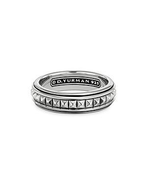 David Yurman Mens Sterling Silver Pyramid Band Product Image