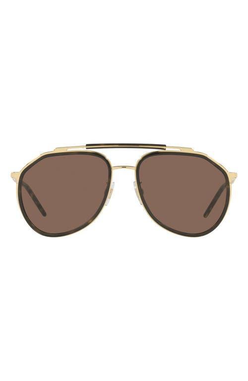 Dolce  Gabbana Mens Dg2277 57mm Pilot Sunglasses Product Image