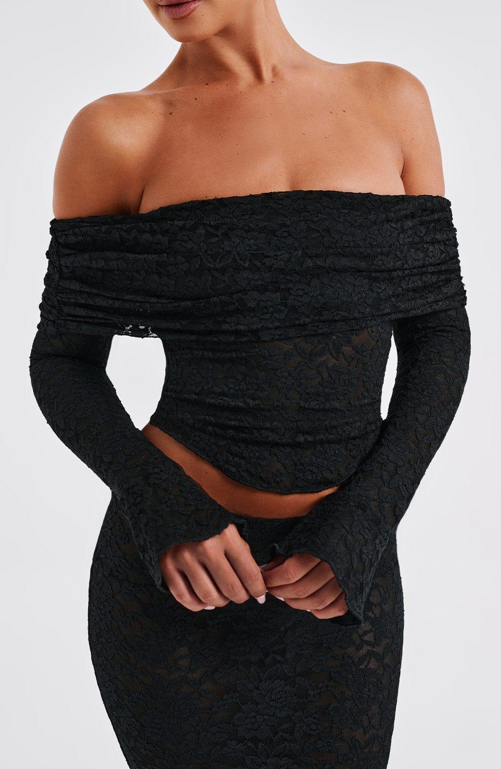 Blanca Top - Black Product Image