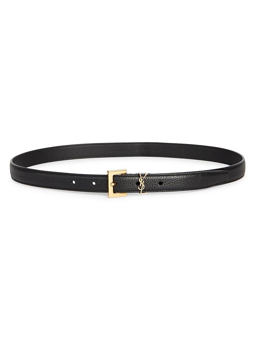 Box Laque YSL Leather Belt Product Image