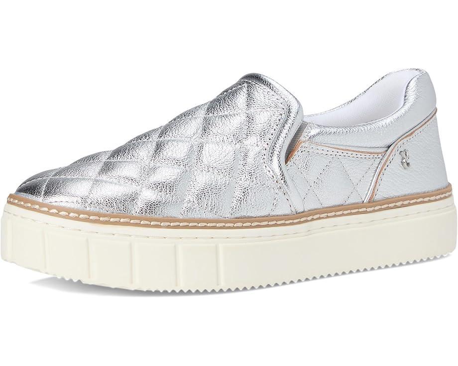 Rally Elastic Metallic Leather Slip-On Sneakers Product Image