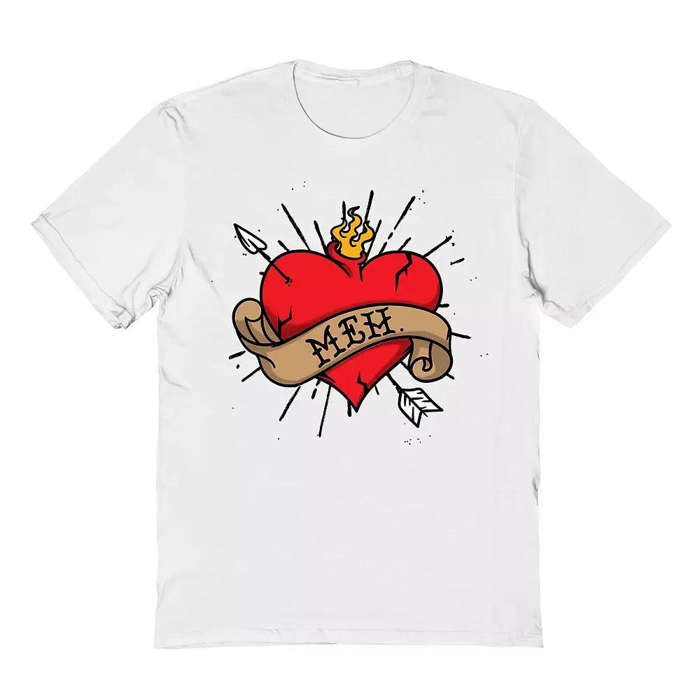Men's Meh Tee, Size: Medium, White Product Image
