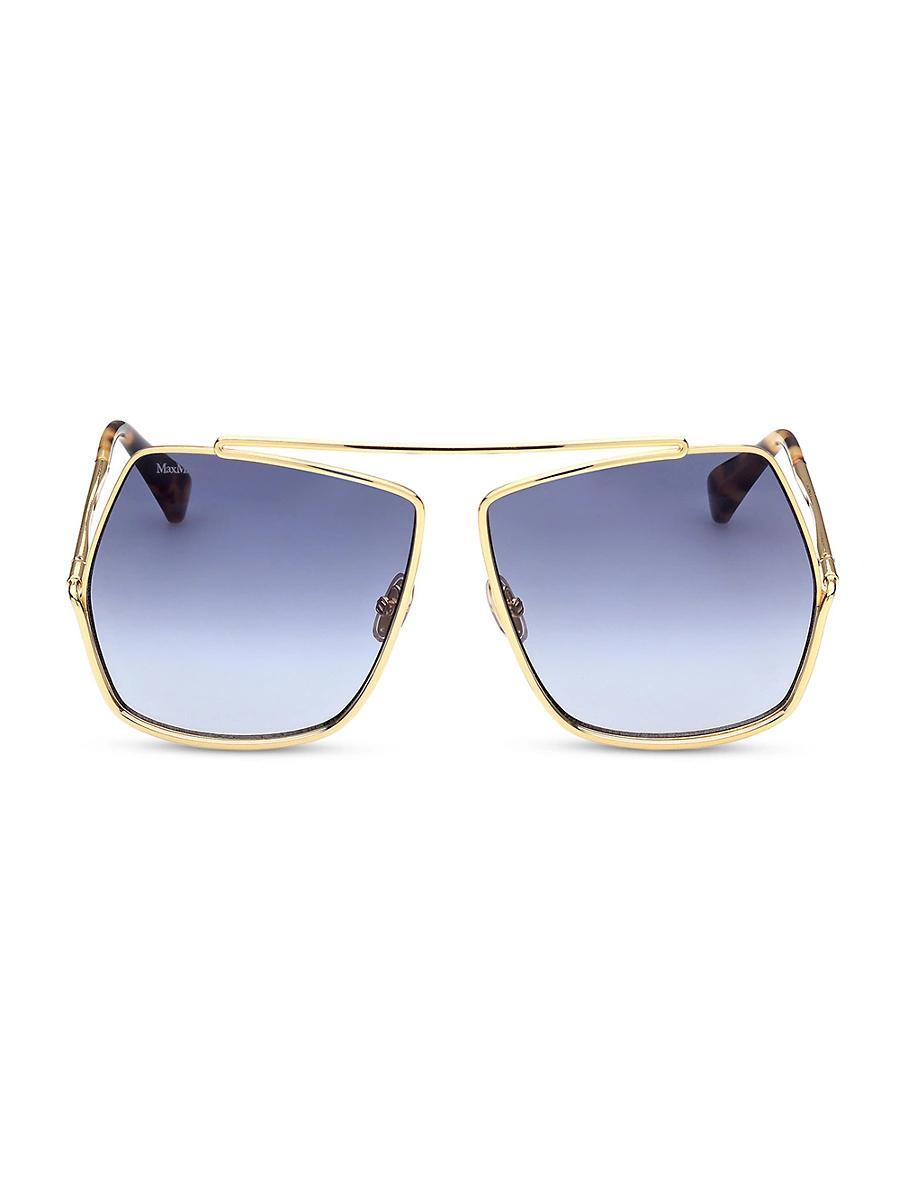 Womens 64MM Geometric Sunglasses Product Image