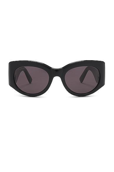Gucci Womens Marmont Monocolor 53mm Round Sunglasses Product Image