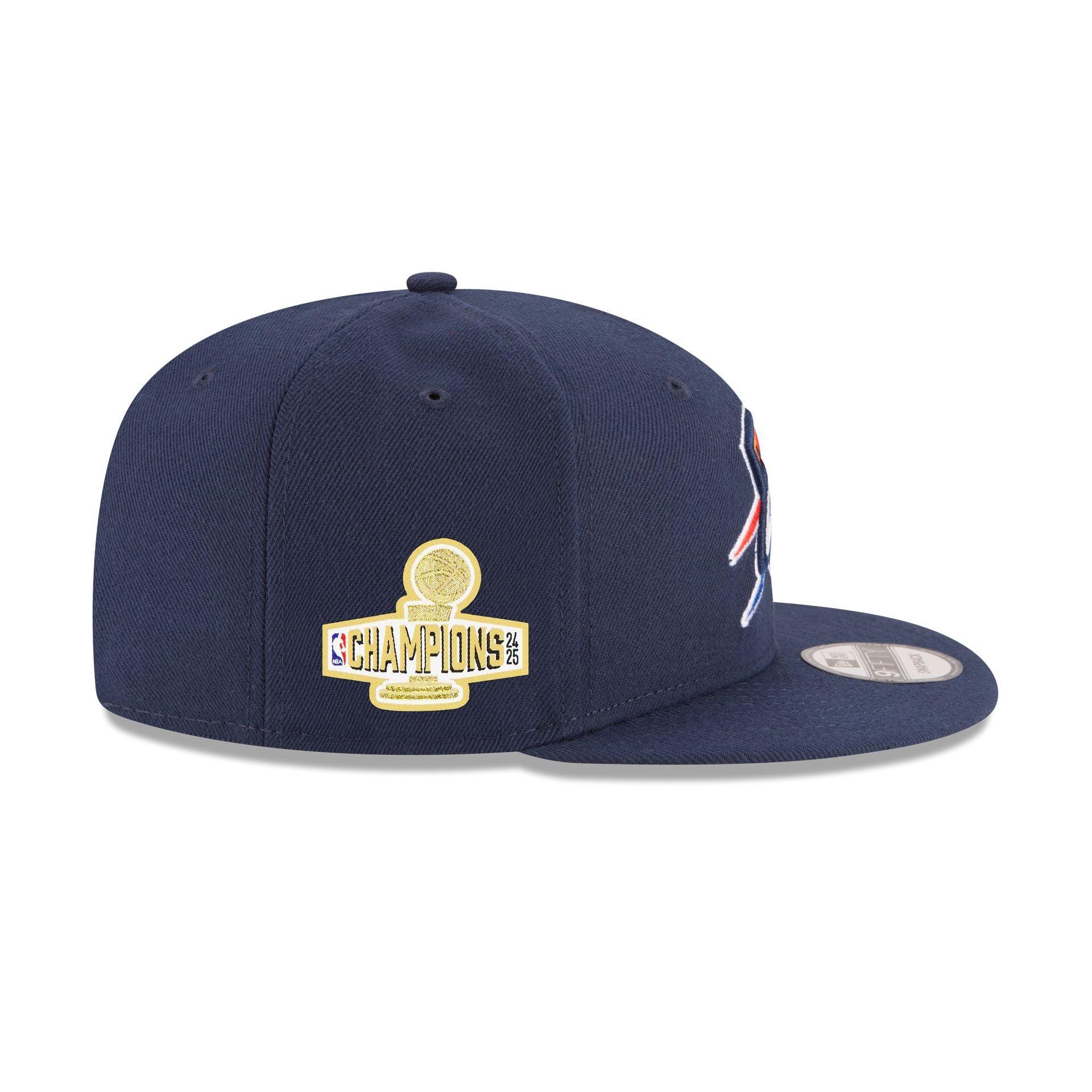 Oklahoma City Thunder 2025 NBA Champions Sidepatch 9FIFTY Snapback Hat Male Product Image