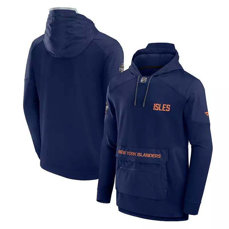 Men's Fanatics Navy New York Islanders 2024 NHL Stadium Series Authentic Pro Fleece Pullover Hoodie, Size: Medium, Isl Blue Product Image