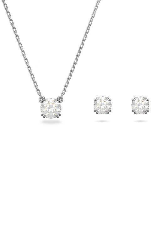 Swarovski Constella Necklace & Stud Earrings Set Product Image