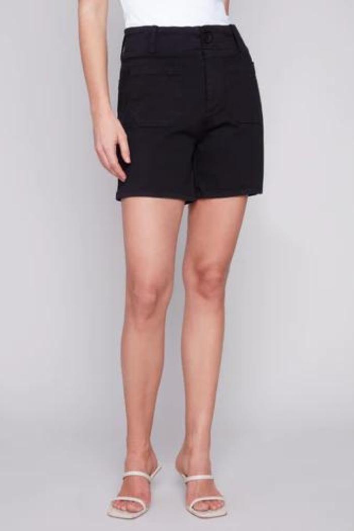 Shorts with Patch Pockets Product Image