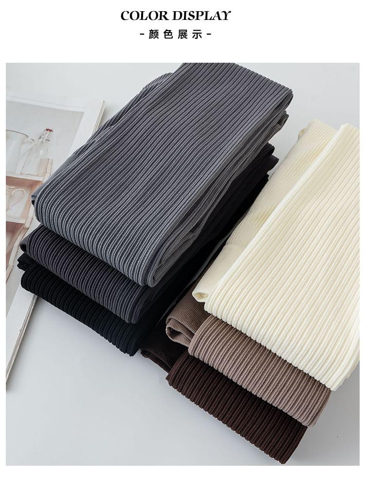 Plain Striped Tights Product Image