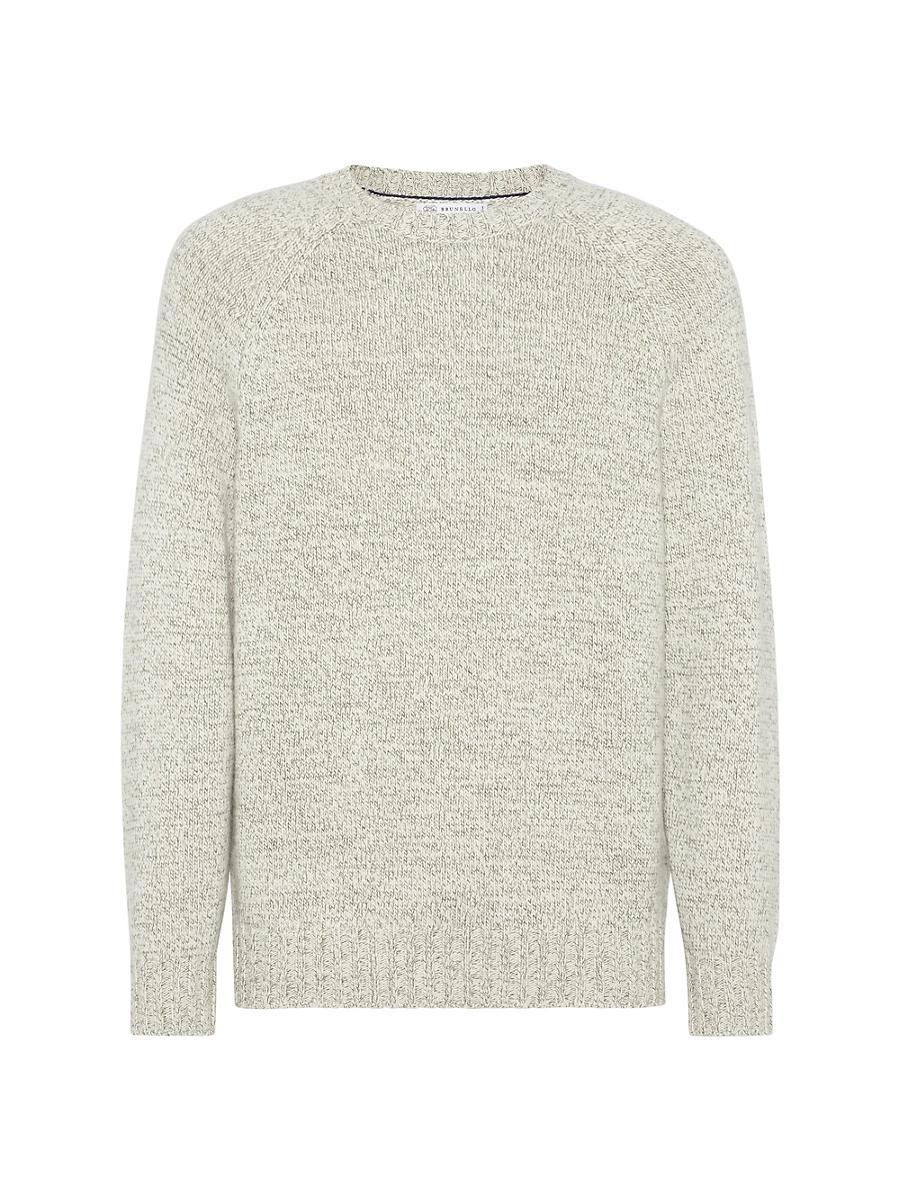 Mens Moulin Cashmere Sweater with Raglan Sleeves Product Image