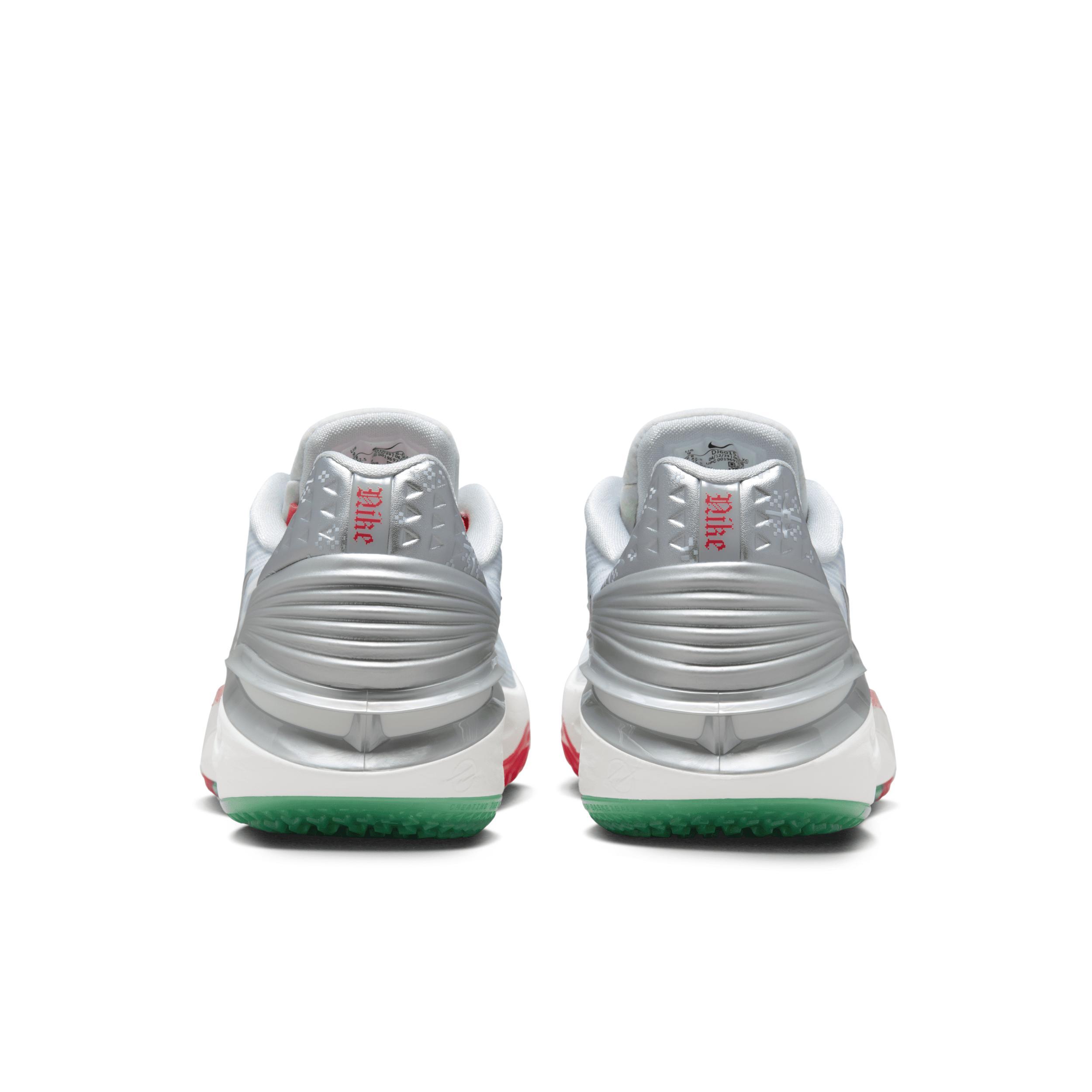 Nike Mens Air Zoom G.T. Cut 2 - Basketball Shoes Silver/Red Product Image