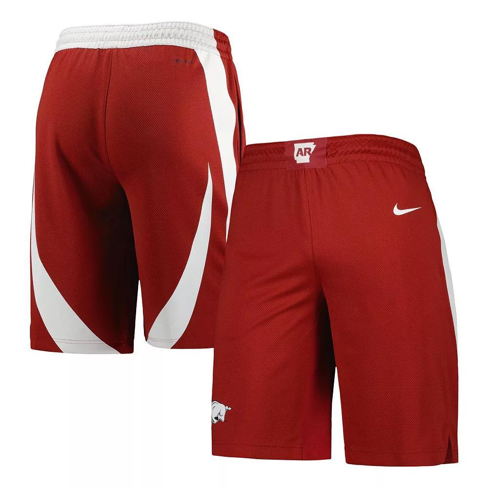 Men's Nike Crimson Arkansas Razorbacks Replica Team Basketball Shorts, Size: Medium, Red Product Image