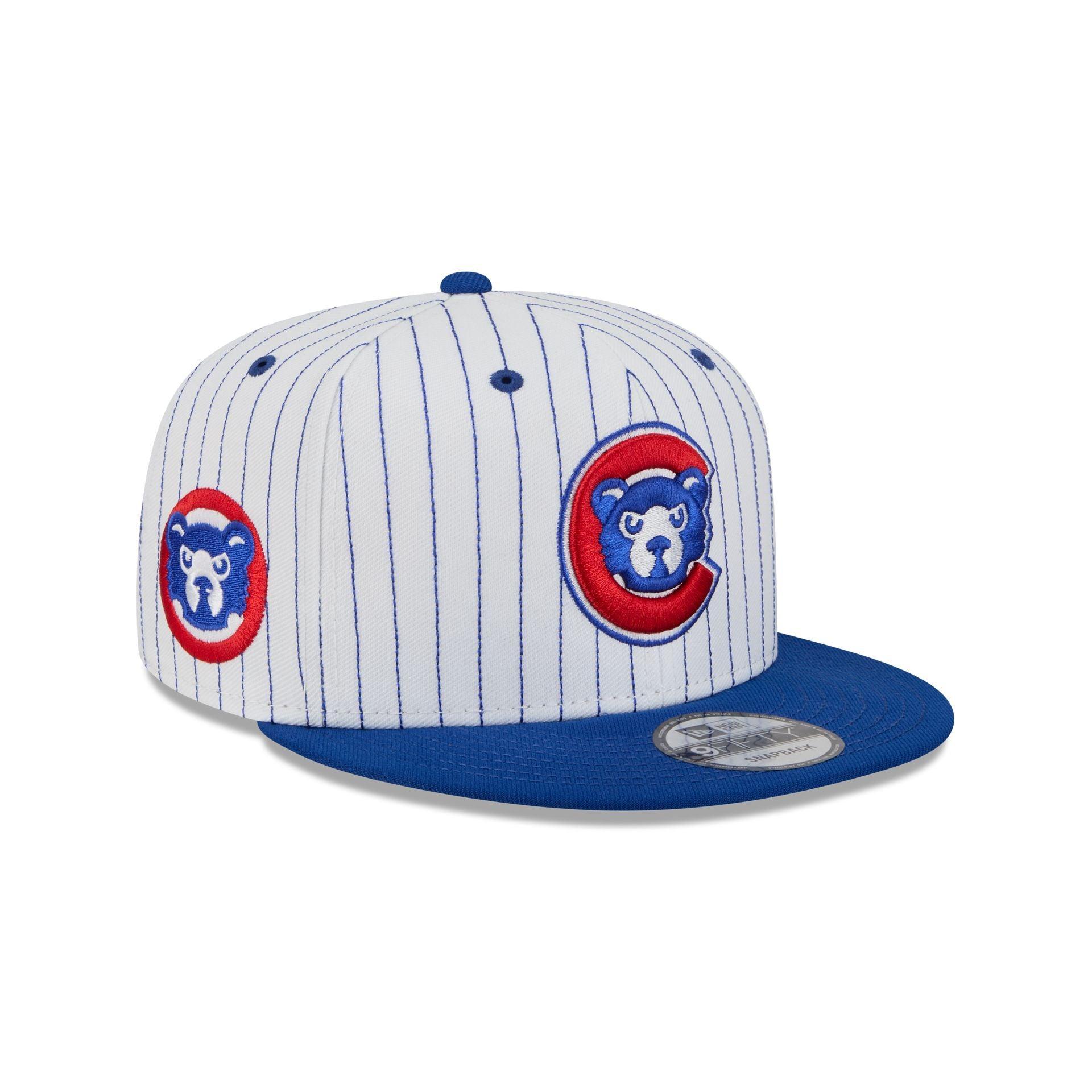 Chicago Cubs Deceptor Pinstripe 9FIFTY Snapback Hat Male Product Image