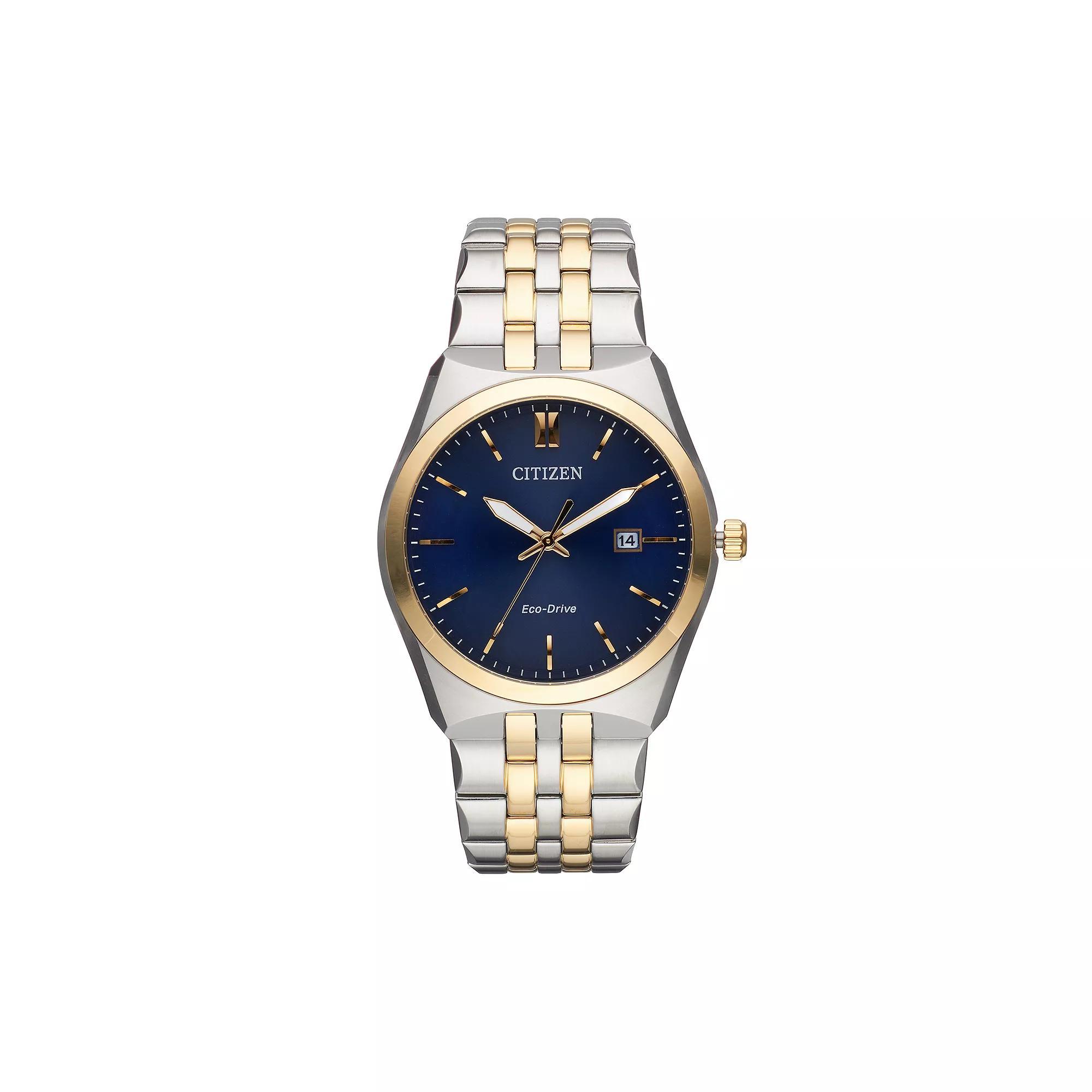 Citizen Eco-Drive Mens Corso Stainless Steel Watch, Two Tone Product Image
