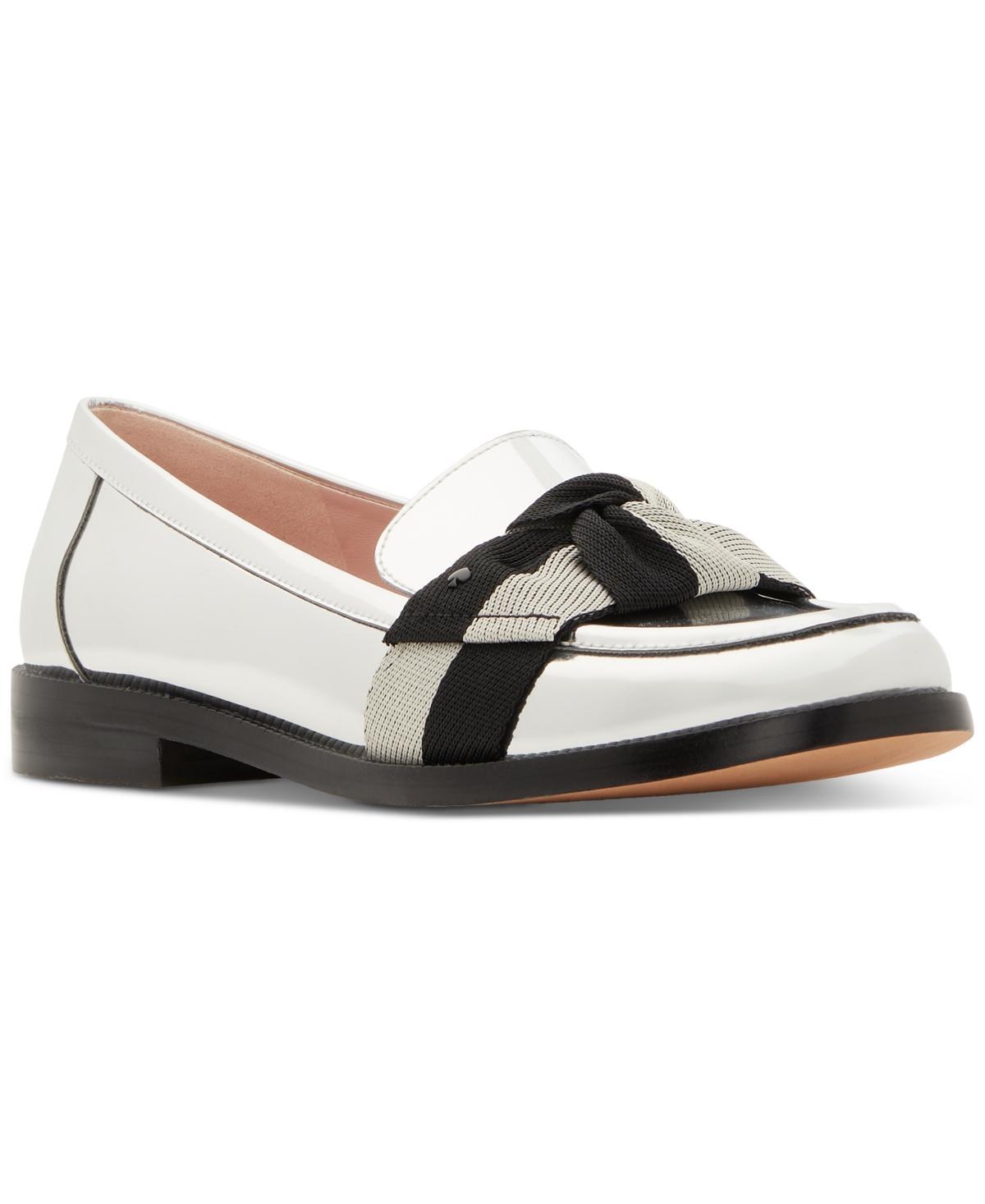 kate spade new york Womens Leandra Slip On Bow Loafer Flats Product Image