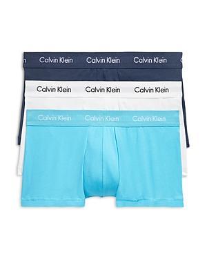 Calvin Klein Cotton Stretch Moisture Wicking Low Rise Trunks, Pack of 3 Product Image