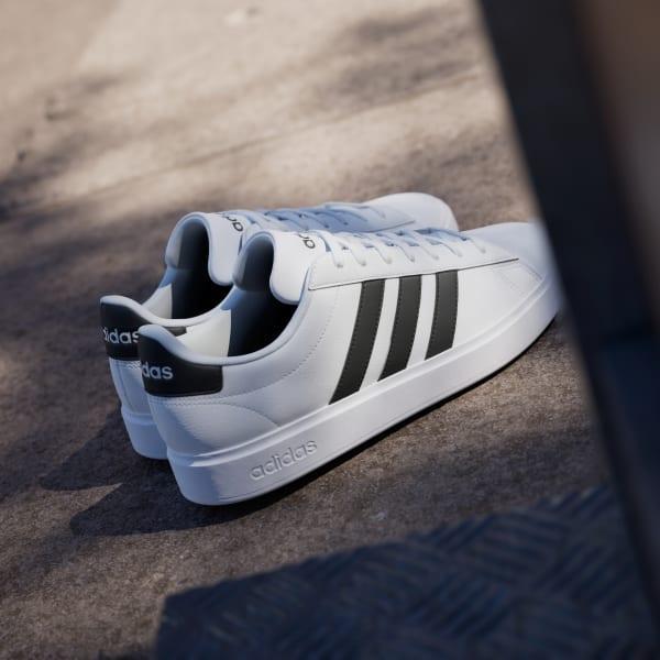 adidas GRAND COURT 2.0 SHOES Aurora Ink 9 Mens Product Image
