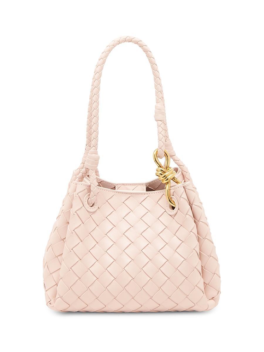 Womens Andiamo Intrecciato Leather Crossbody Bag Product Image