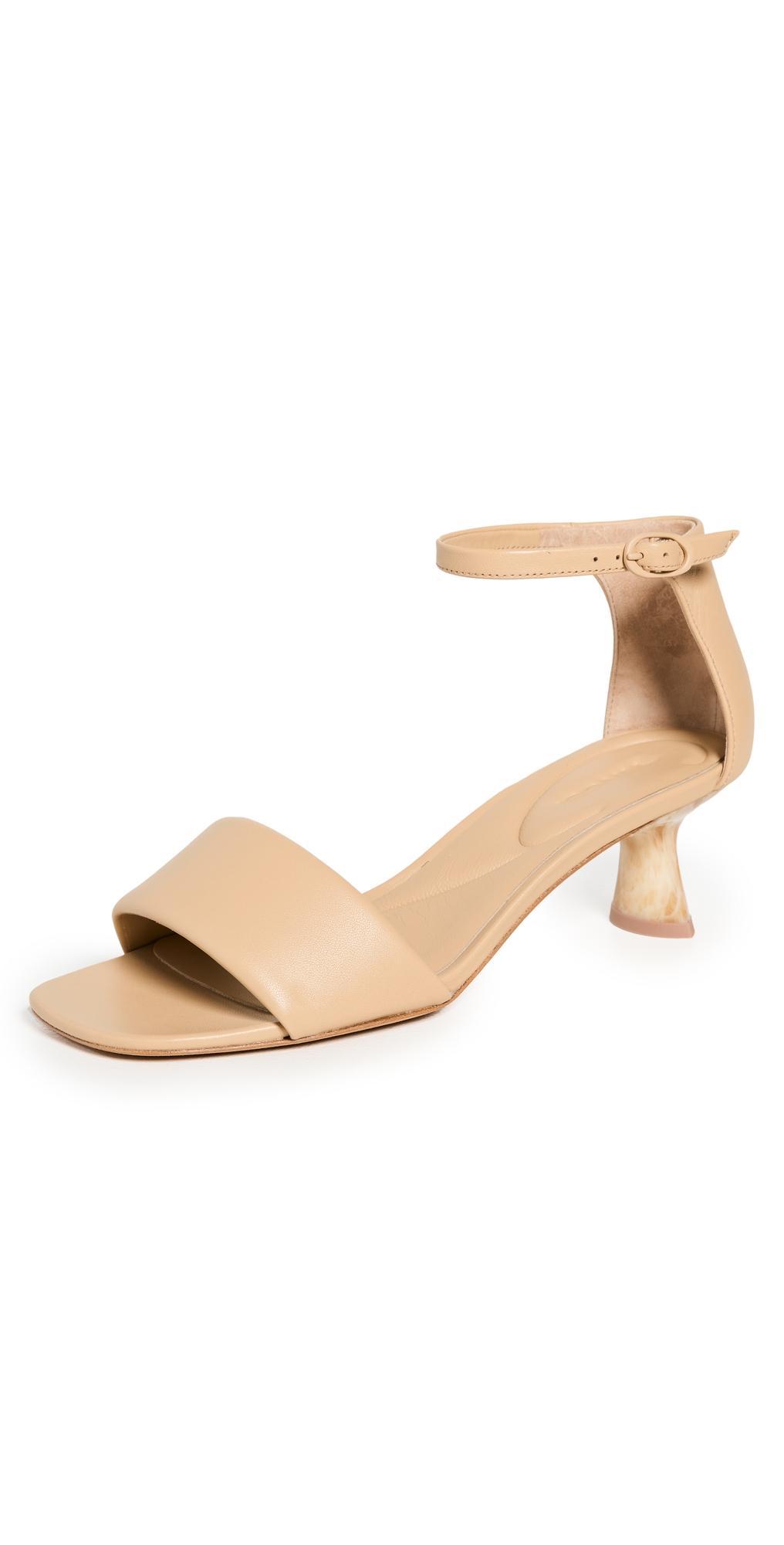 Pepe Leather Kitten-Heel Sandals Product Image