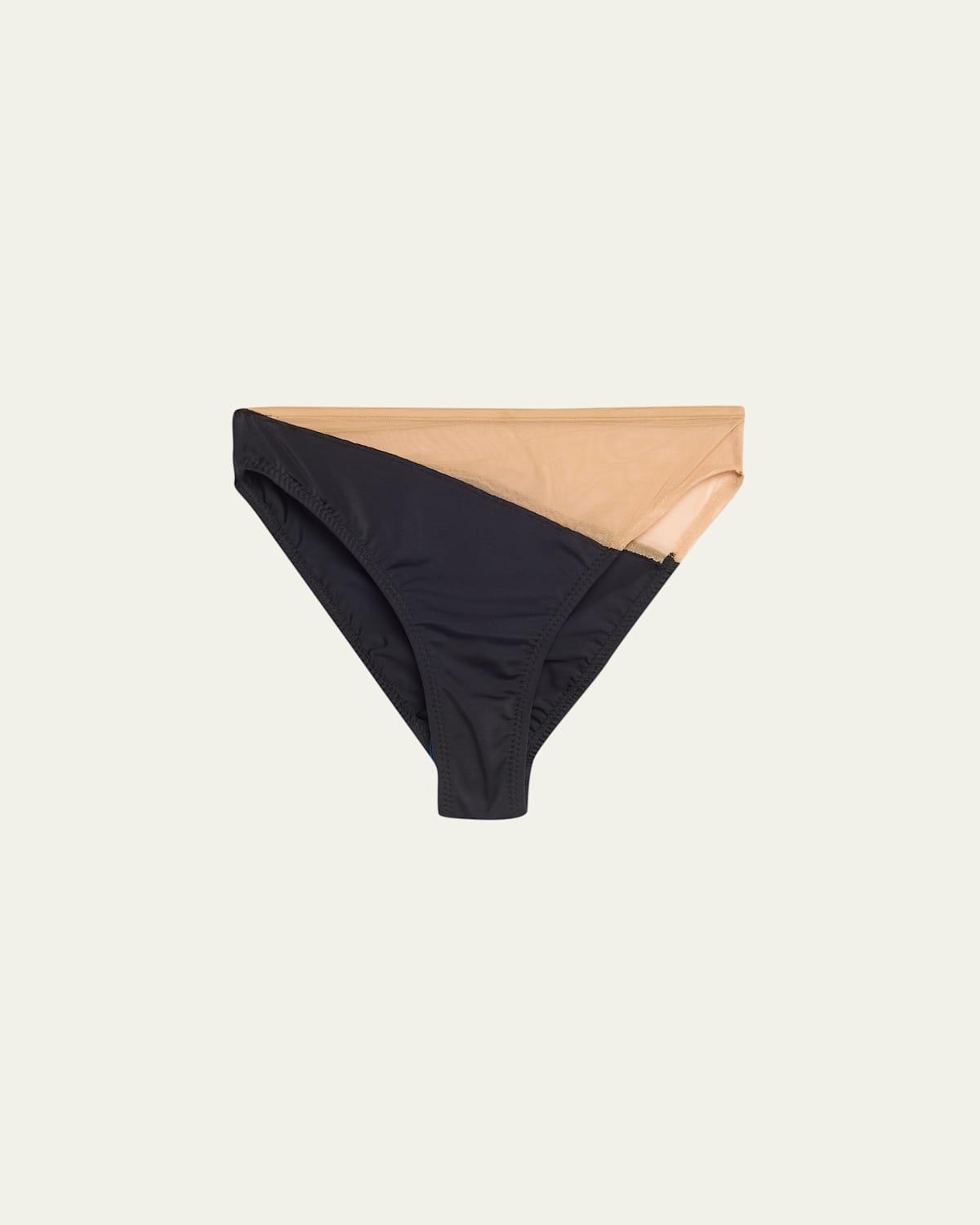 Norma Kamali Snake Mesh Swim Bottom Product Image