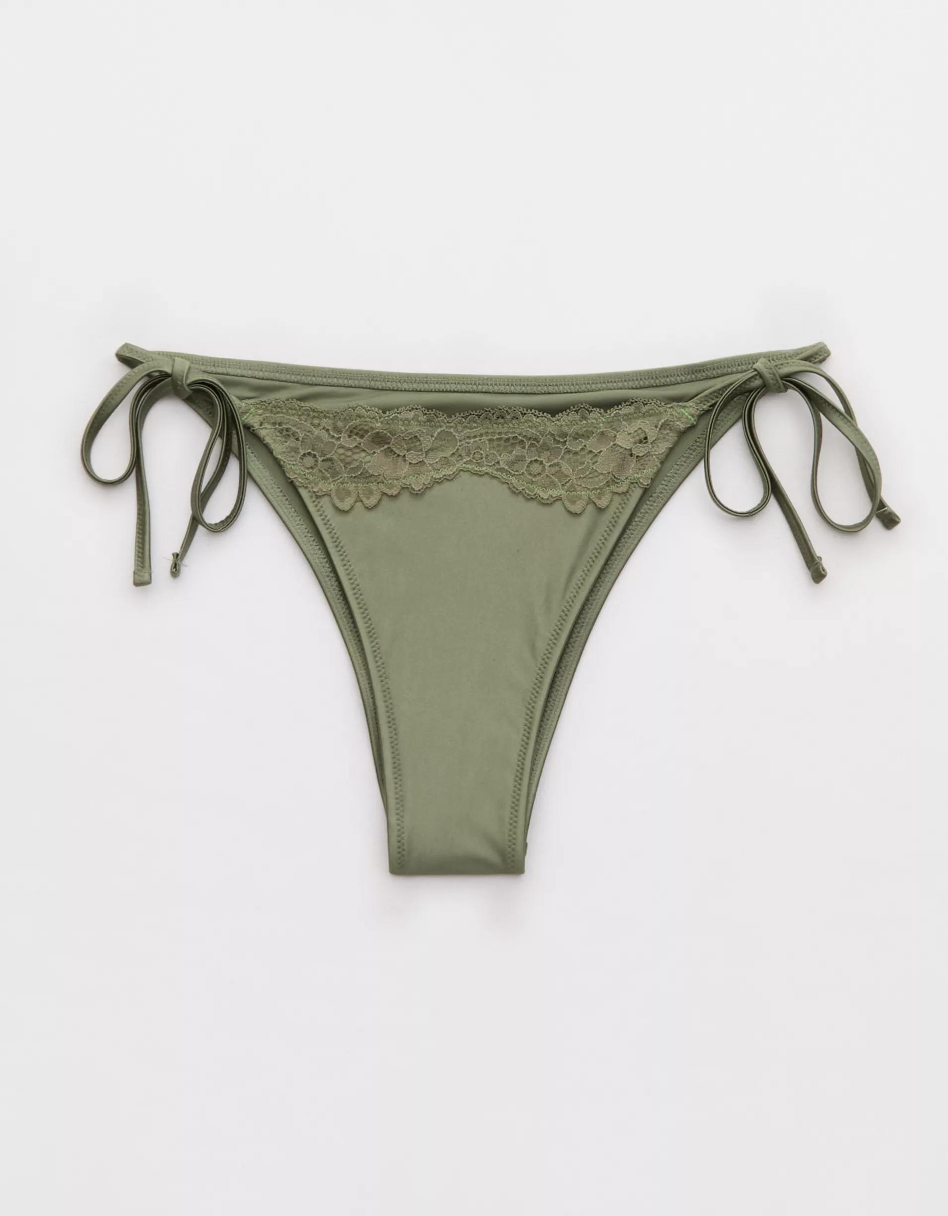 Aerie The Sunbun Shine Lace Bikini Bottom Product Image