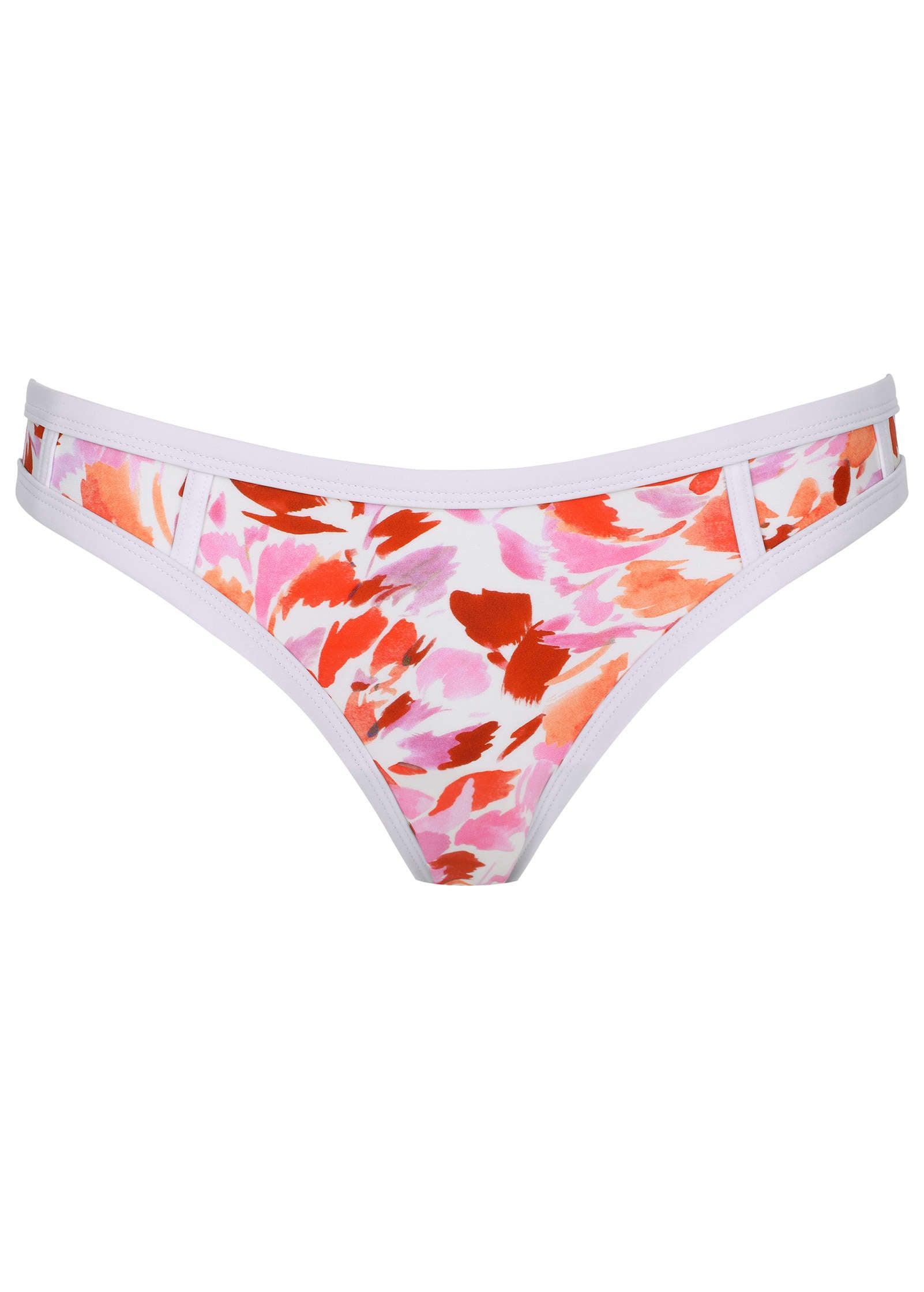 Seam Detailed Oahu Top - Feathered Blooms Product Image