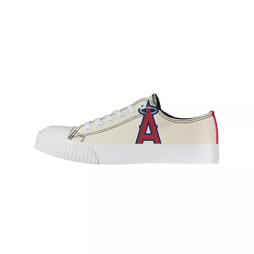Women's FOCO Cream Los Angeles Angels Low Top Canvas Shoes, Size: 8, Beige Product Image