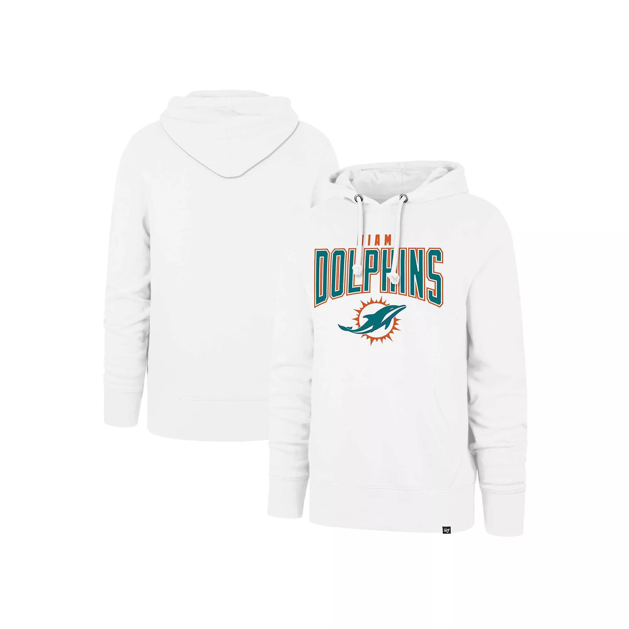 Mens 47 Miami Dolphins Elements Arch Headline Pullover Hoodie Product Image